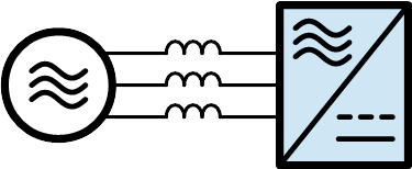 3-phase induction motor drive.